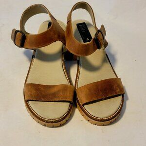 SOLD - Bull Boxer Strappy Sandals size 8 Chunk Heeled